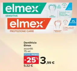 Carrefour Dentifricio Elmex offerta