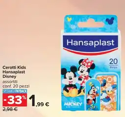 Carrefour Cerotti Kids Hansaplast Disney offerta
