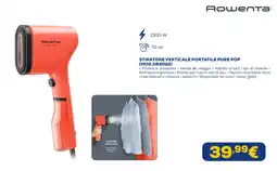 Euronics Rowenta stiratore verticale portatile pure pop (MOD.DR2022) offerta