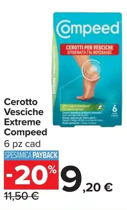 Carrefour Cerotto Vesciche Extreme Compeed offerta