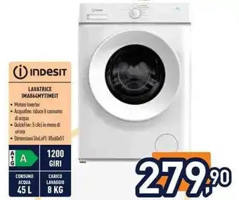 Unieuro INDESIT LAVATRICE IMA864MYTIMEIT offerta