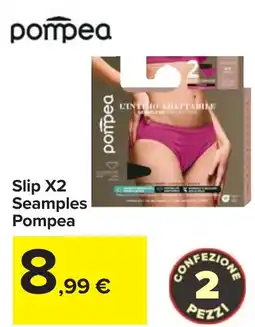 Carrefour Slip X2 Seamples Pompea offerta