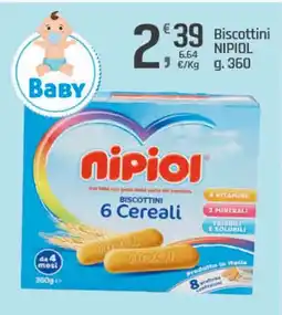 Supermercati Dok Biscottini NIPIOL offerta