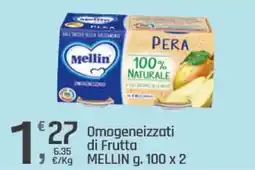 Supermercati Dok Omogeneizzati di Frutta MELLIN offerta