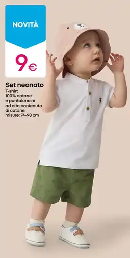 Pepco Set neonato T-shirt offerta