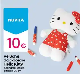 Pepco Peluche da colorare Hello Kitty offerta