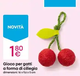 Pepco Gioco per gatti a forma di ciliegia offerta