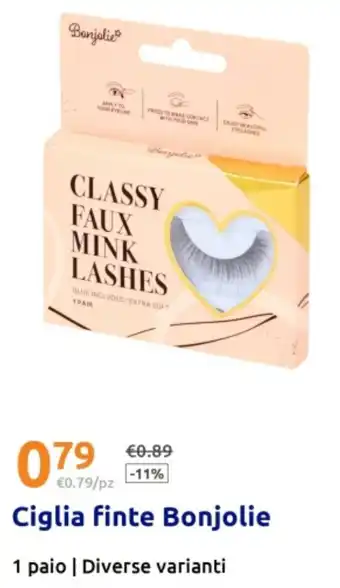 Action Ciglia finte Bonjolie offerta