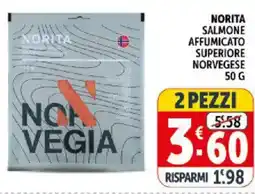 Deco Supermercati Norita salmone affumicato superiore norvegese offerta