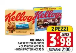 Deco Supermercati Kellogg's barrette offerta