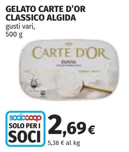 Coop Gelato carte d'or classico ALGIDA offerta