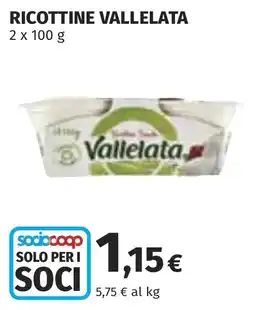 Coop Ricottine VALLELATA offerta