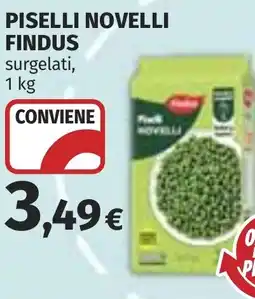 Coop Piselli novelli FINDUS offerta