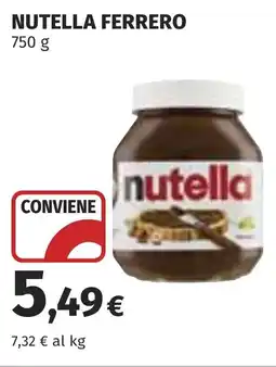 Coop Nutella FERRERO offerta