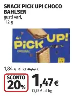 Coop Snack pick up! choco BAHLSEN offerta