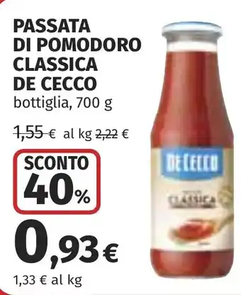 Passata di pomodoro classica DE CECCO