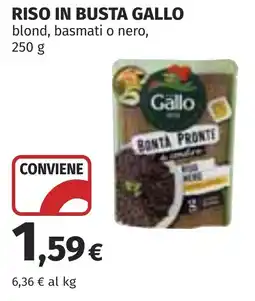 Coop Riso in busta GALLO offerta