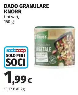 Coop Dado granulare KNORR offerta