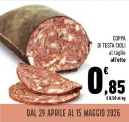 Conad Coppa di testa cioli offerta