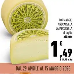 Conad Formaggio vaccarella LA PECORELLA offerta