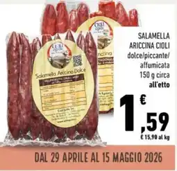 Conad Salamella ariccina CIOLI offerta