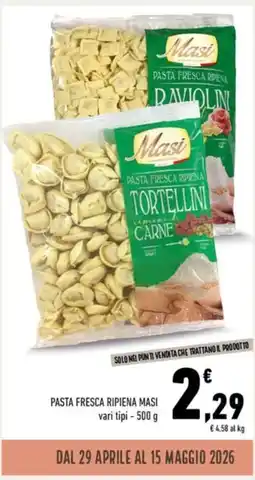 Conad Pasta fresca ripiena MASI offerta