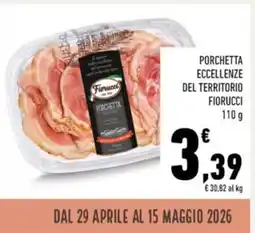 Conad Porchetta eccellenze del territorio FIORUCCI offerta
