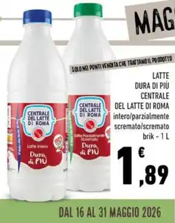 Conad Latte dura di più centrale DEL LATTE DI ROMA offerta