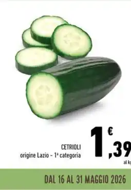 Conad Cetrioli offerta
