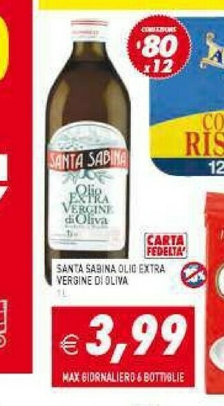Pim Supermercati Olio extravergine di oliva offerta