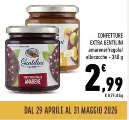 Conad Confetture extra GENTILINI offerta
