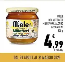 Conad Miele del viterbese millefiori JALONGO & VIGNOLINI offerta