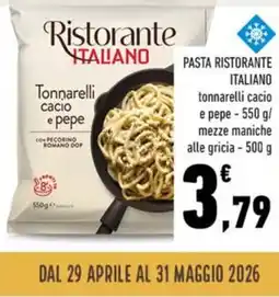 Conad Pasta ristorante italiano offerta