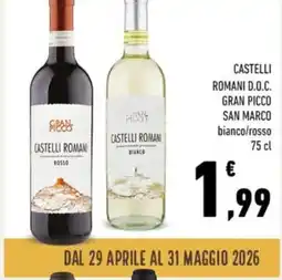 Conad Castelli romani d.o.c. gran picco SAN MARCO offerta
