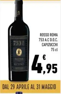 Conad Rosso roma 753 a.c D.O.C. CAPIZUCCHI offerta