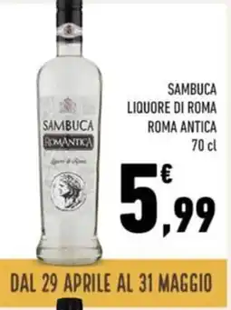 Conad Sambuca liquore di roma roma antica offerta