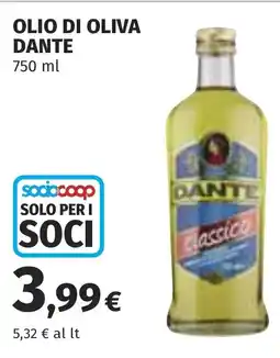Coop Olio di oliva DANTE offerta