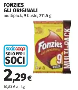 Coop Fonzies gli originali offerta