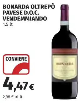 Coop Bonarda oltrepò pavese D.O.C. VENDEMMIANDO offerta