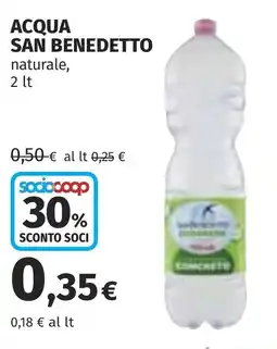 Coop Acqua SAN BENEDETTO offerta