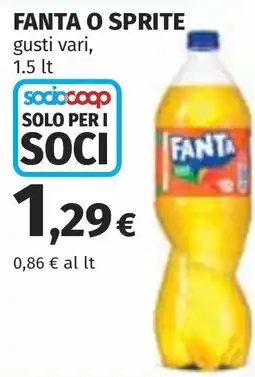 Coop FANTA O SPRITE offerta