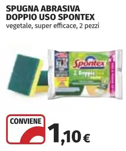 Coop Spugna abrasiva doppio uso SPONTEX offerta