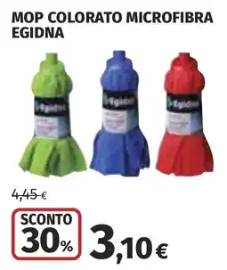 Coop Mop colorato microfibra EGIDNA offerta