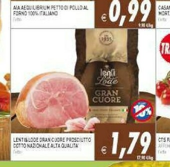 Pim Supermercati Prosciutto cotto offerta