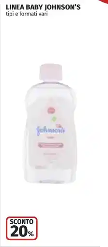 Coop Linea baby JOHNSON'S offerta