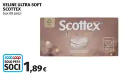 Coop Veline ultra soft SCOTTEX offerta
