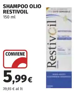 Coop Shampoo olio RESTIVOIL offerta