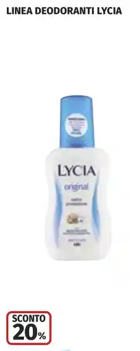Coop Linea deodoranti LYCIA offerta