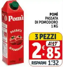 Deco Supermercati Pomì passata di pomodoro offerta
