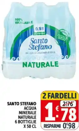 Deco Supermercati Santo stefano acqua minerale naturale offerta